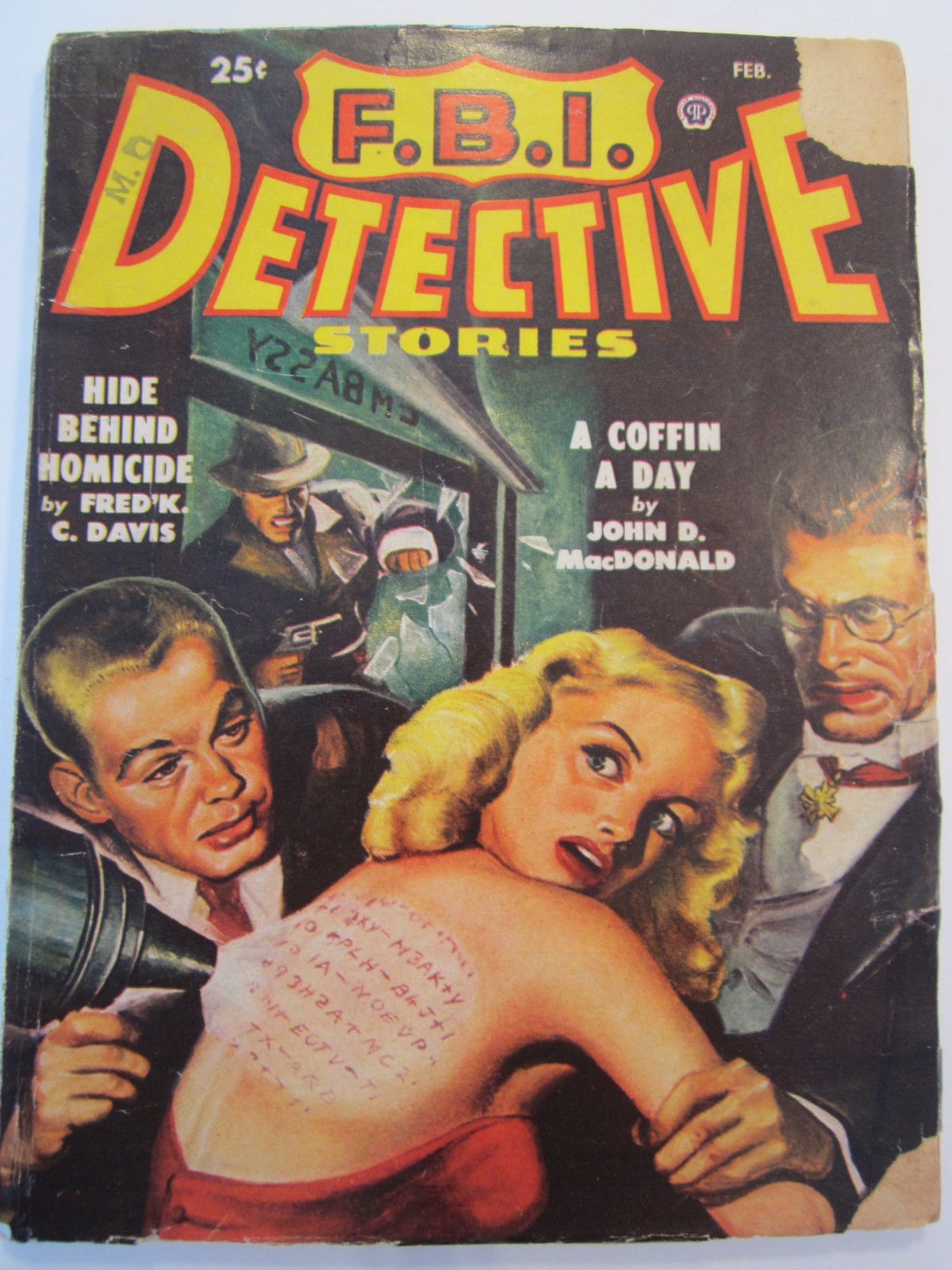 F.B.I. Detective Stories Pulp v. 1 #1, Feb. 1949 GD/VG 1st Issue F.B.I. Detective Stories Pulp v. 1 #1, Feb. 1949 GD/VG 1st Issue
