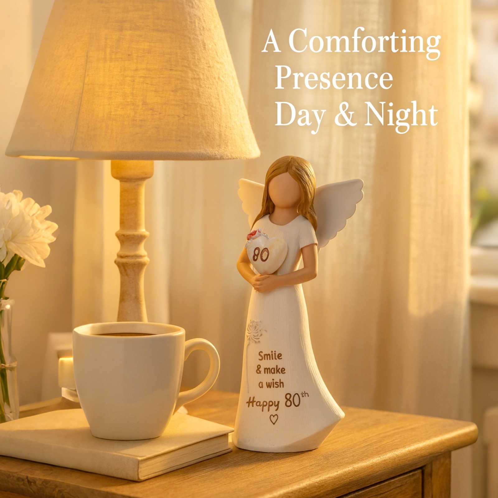 80th Birthday Gifts For Her Resin Figurine Women Sculpted Hand-Painted Figurines