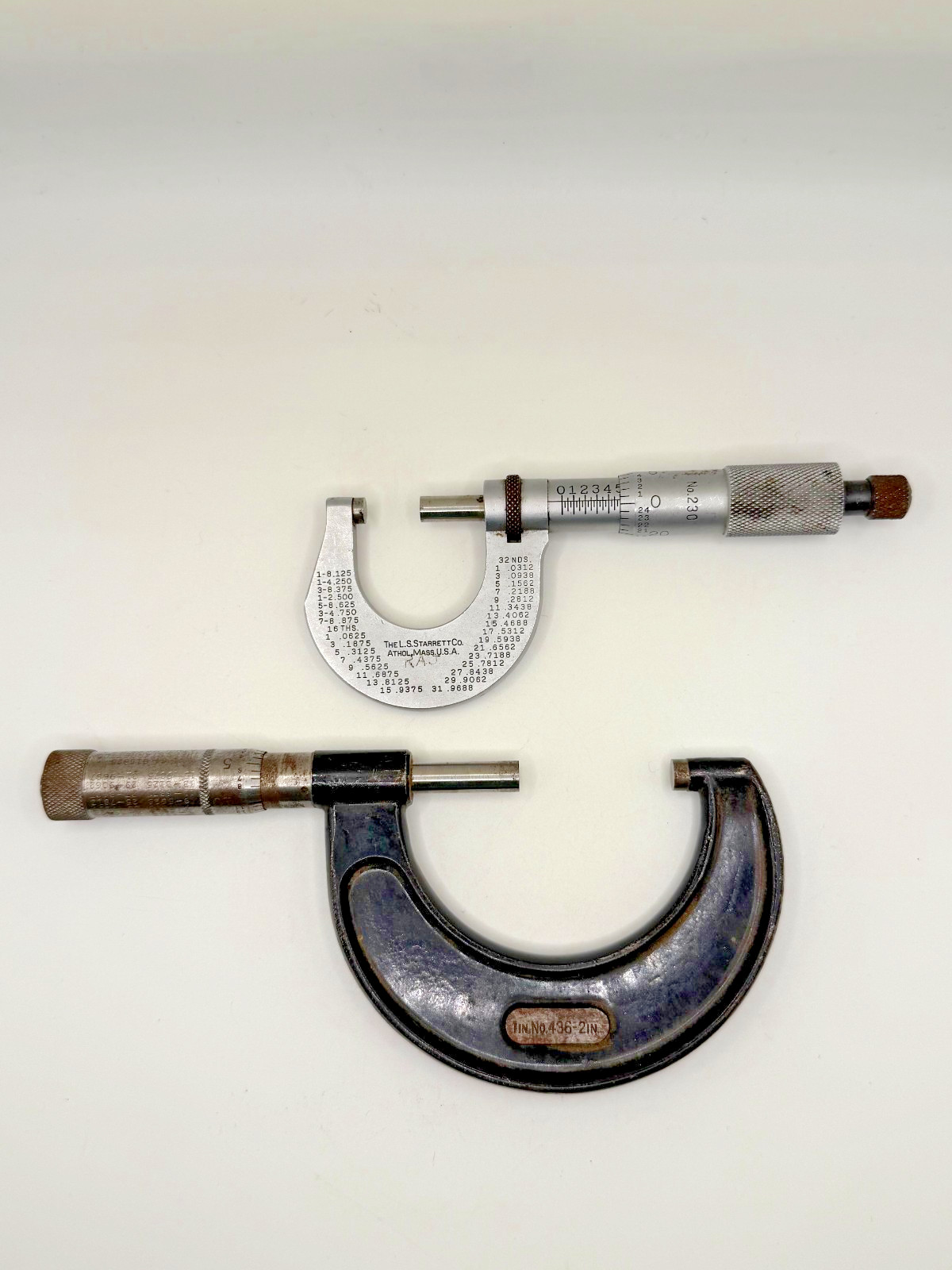 Vintage Starrett No. 436-2in 1\