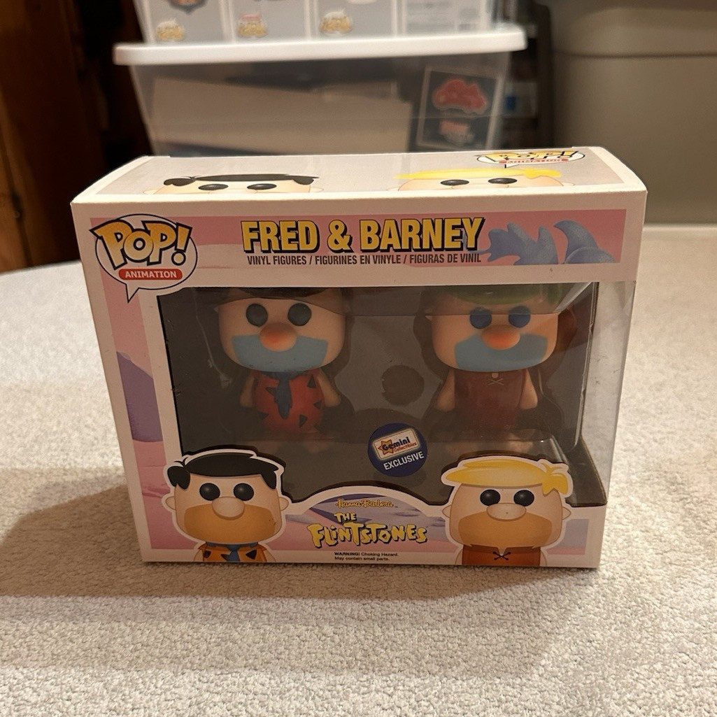 Funko Pop Animation Fred & Barney The Flintstones Exclusive Boxed Set