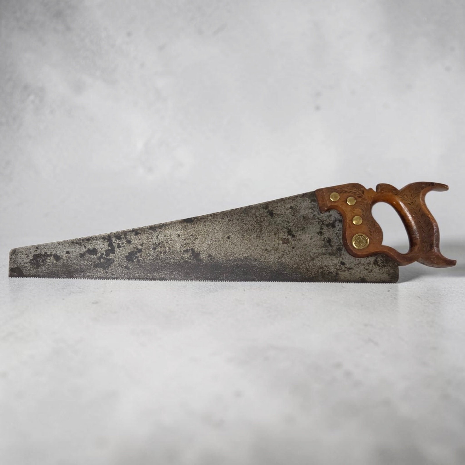 Antique C E Jennings Hand Saw 20\