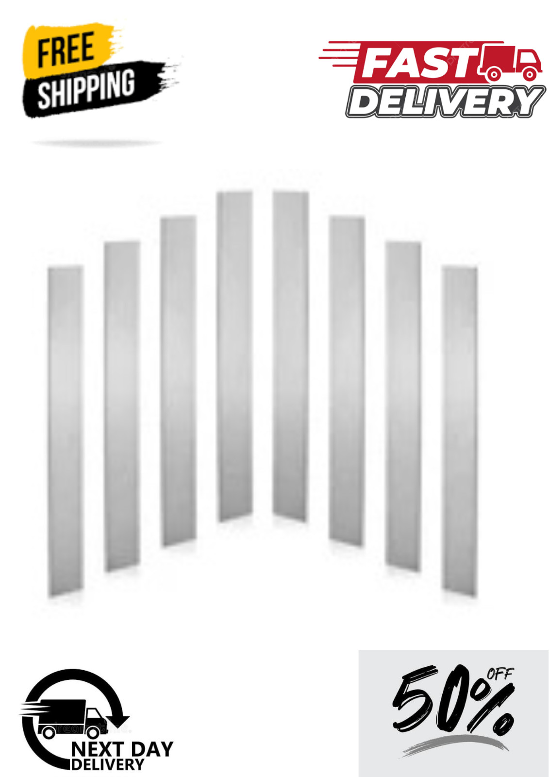 8 Pack 15N20 Steel for Knife Making Steel 1/8\