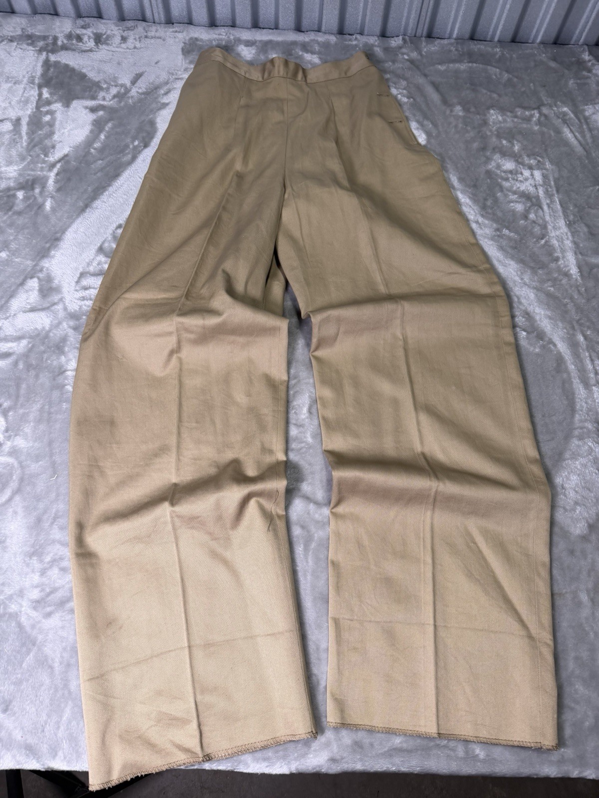 Wwii WAC Women’s Khaki Cotton Slacks 1945 Mint Cond WW2 Sz 14 Wwii WAC Women’s Khaki Cotton Slacks 1945 Mint Cond WW2 Sz 14