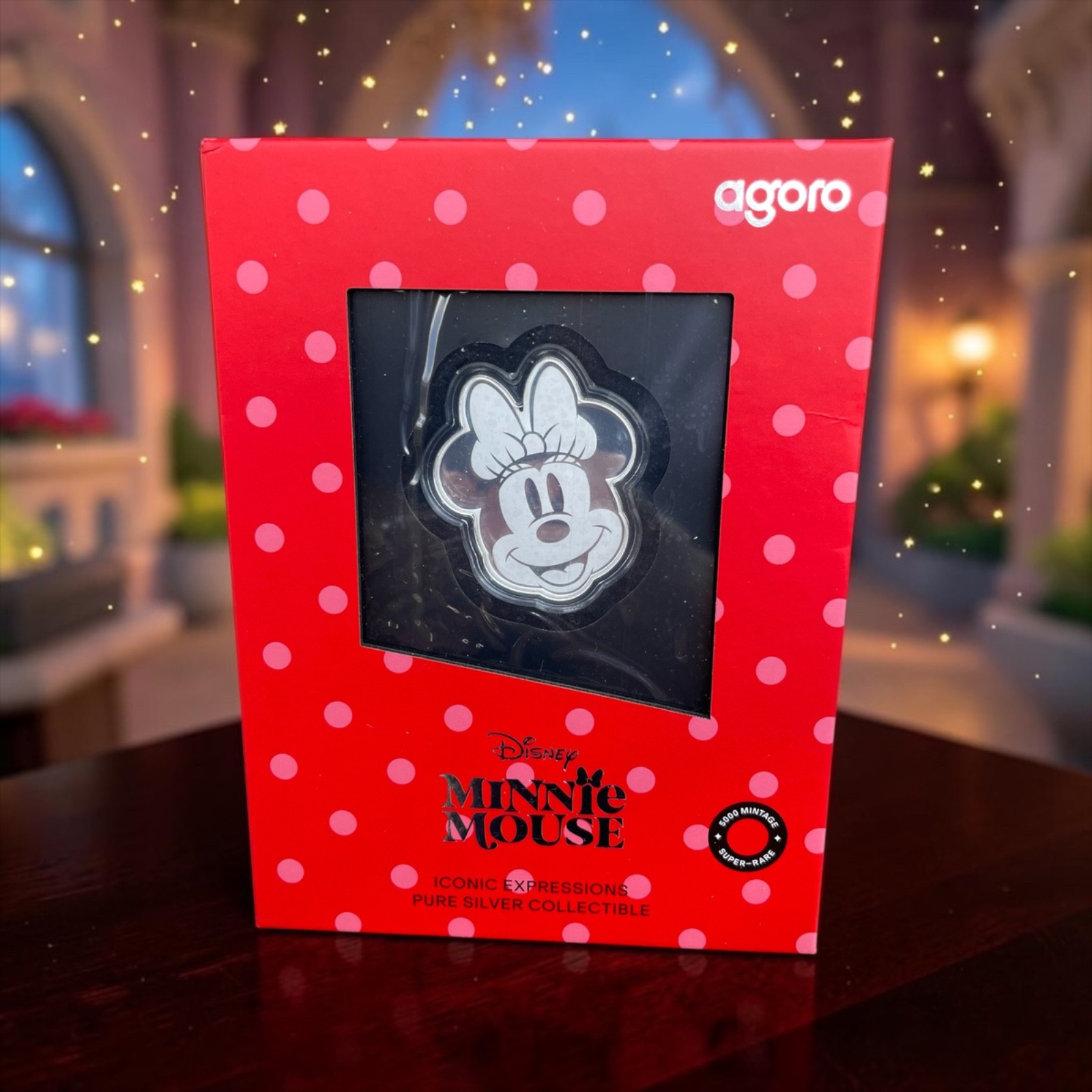 2026 Agoro Disney Minnie Mouse Iconic Expressions 1/2 oz Silver Coin COA /5000