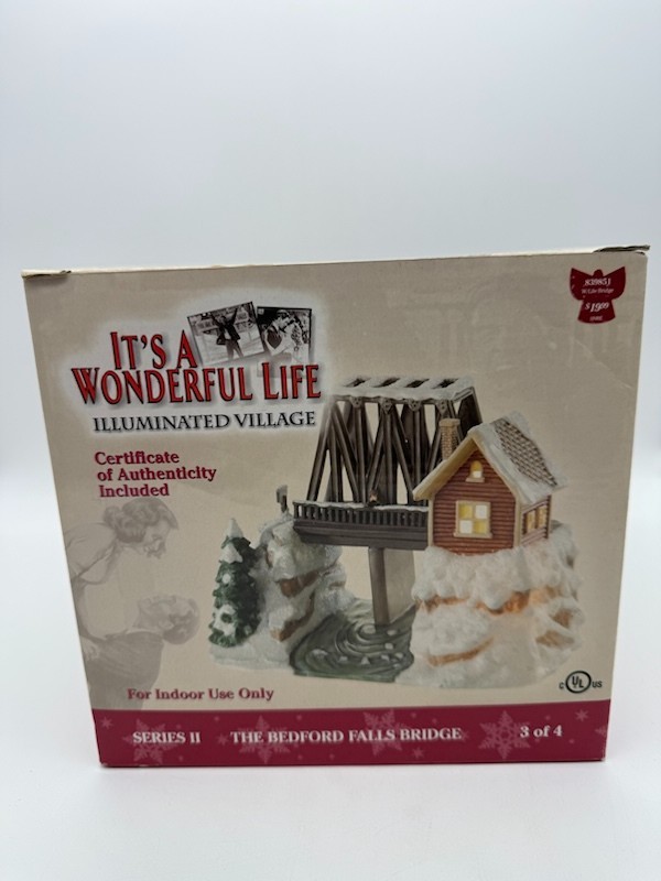 Enesco It's a A Wonderful Life Village The Falls Bridge Series II New