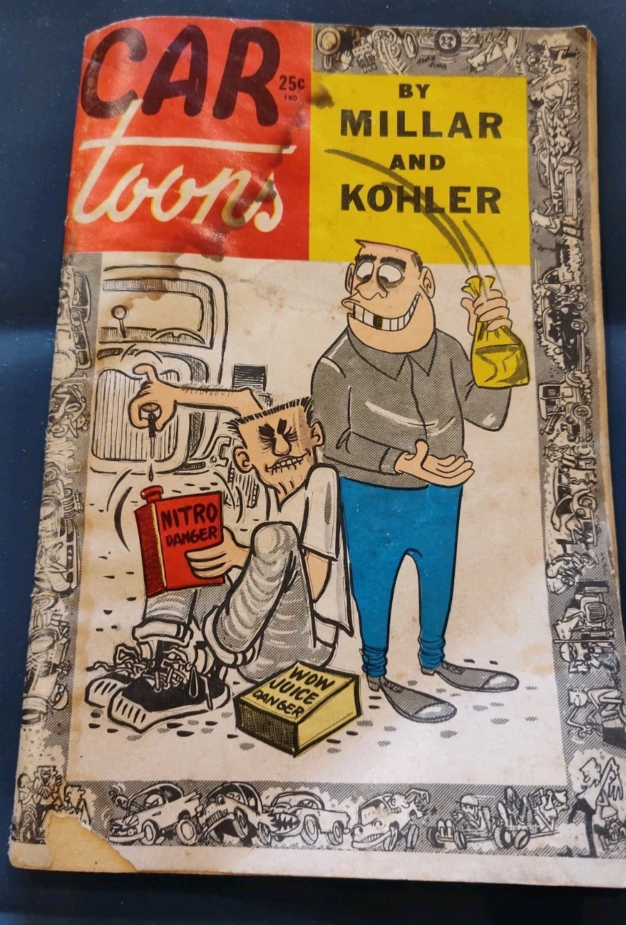 Car Toons Comic Book First Issue by Millar and Kohler Vintage Auto Magazine 1959