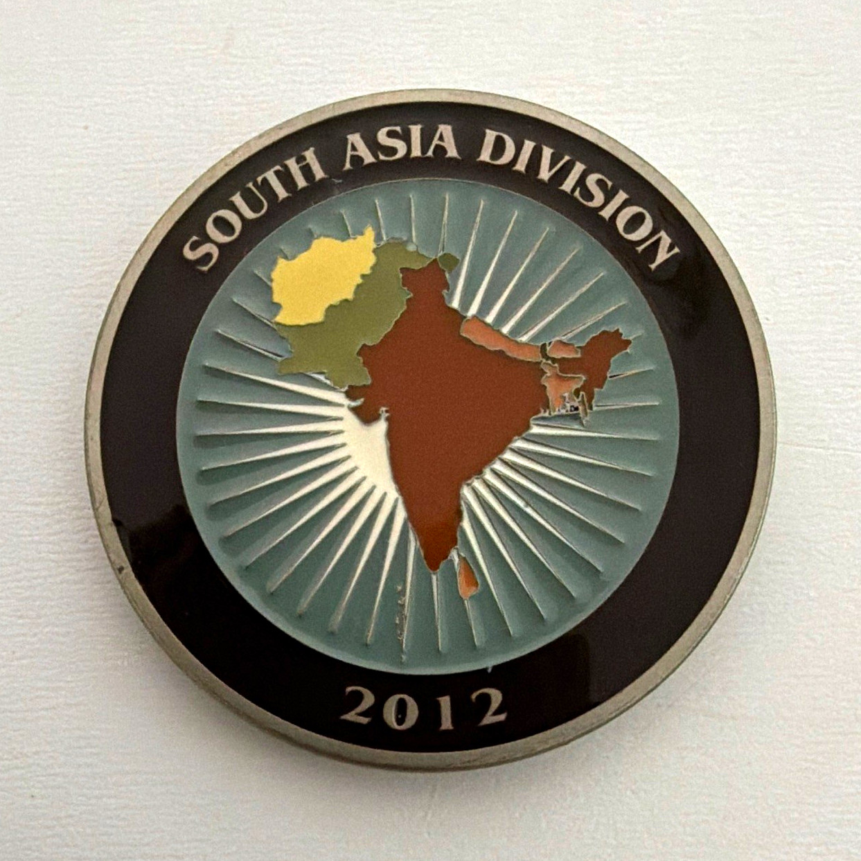 South Asia Division 2012 Directorate of Operations Spear Challenge Coin