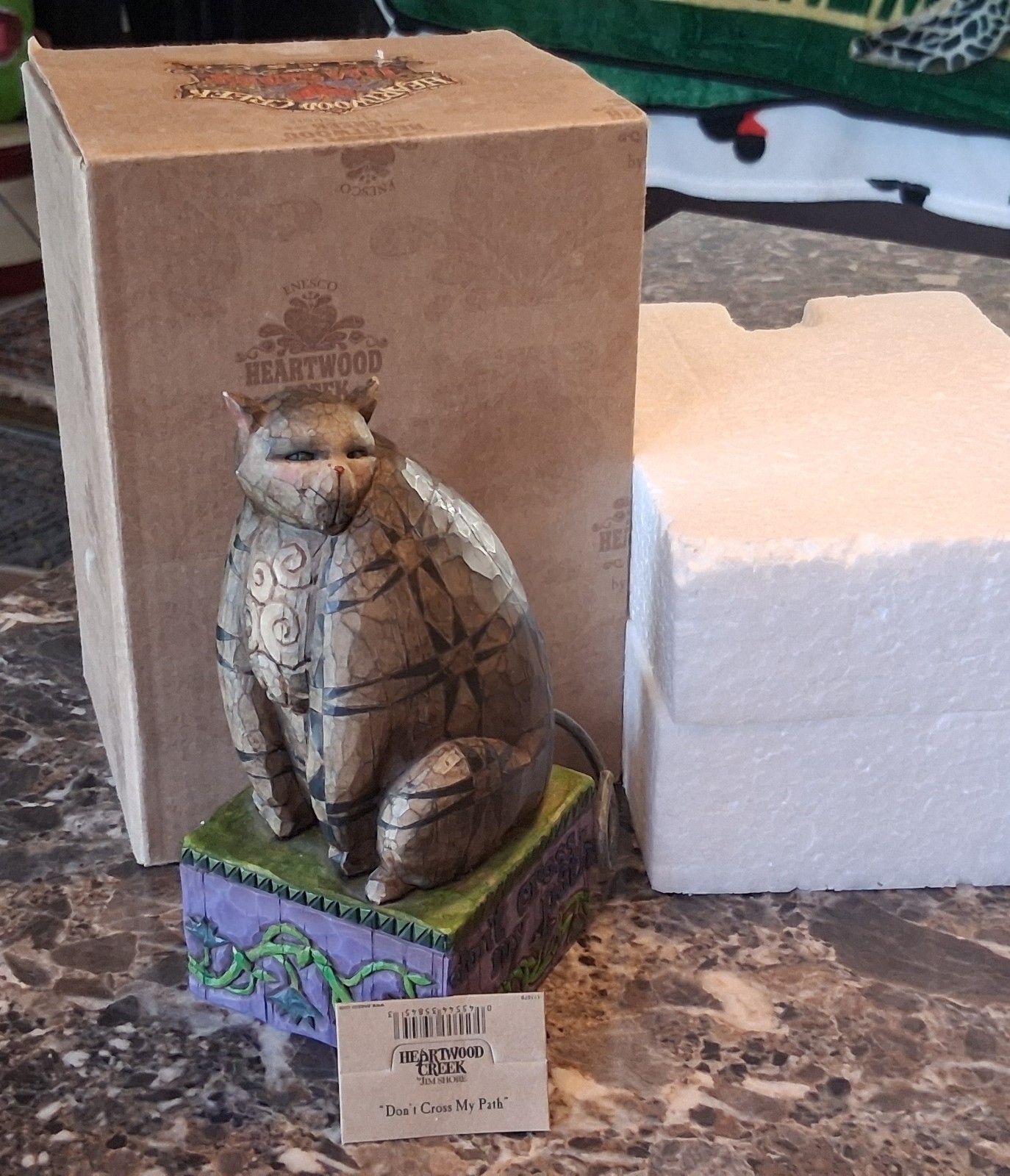 NEW Jim Shore Don\'t Cross My Path Cat Figurine #117679 Heartwood Creek Halloween