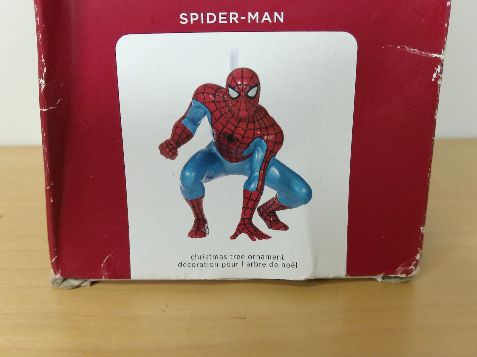 Marvel Spider-Man 2021 Hallmark Keepsake Metal Ornament QK2025 Premium Box
