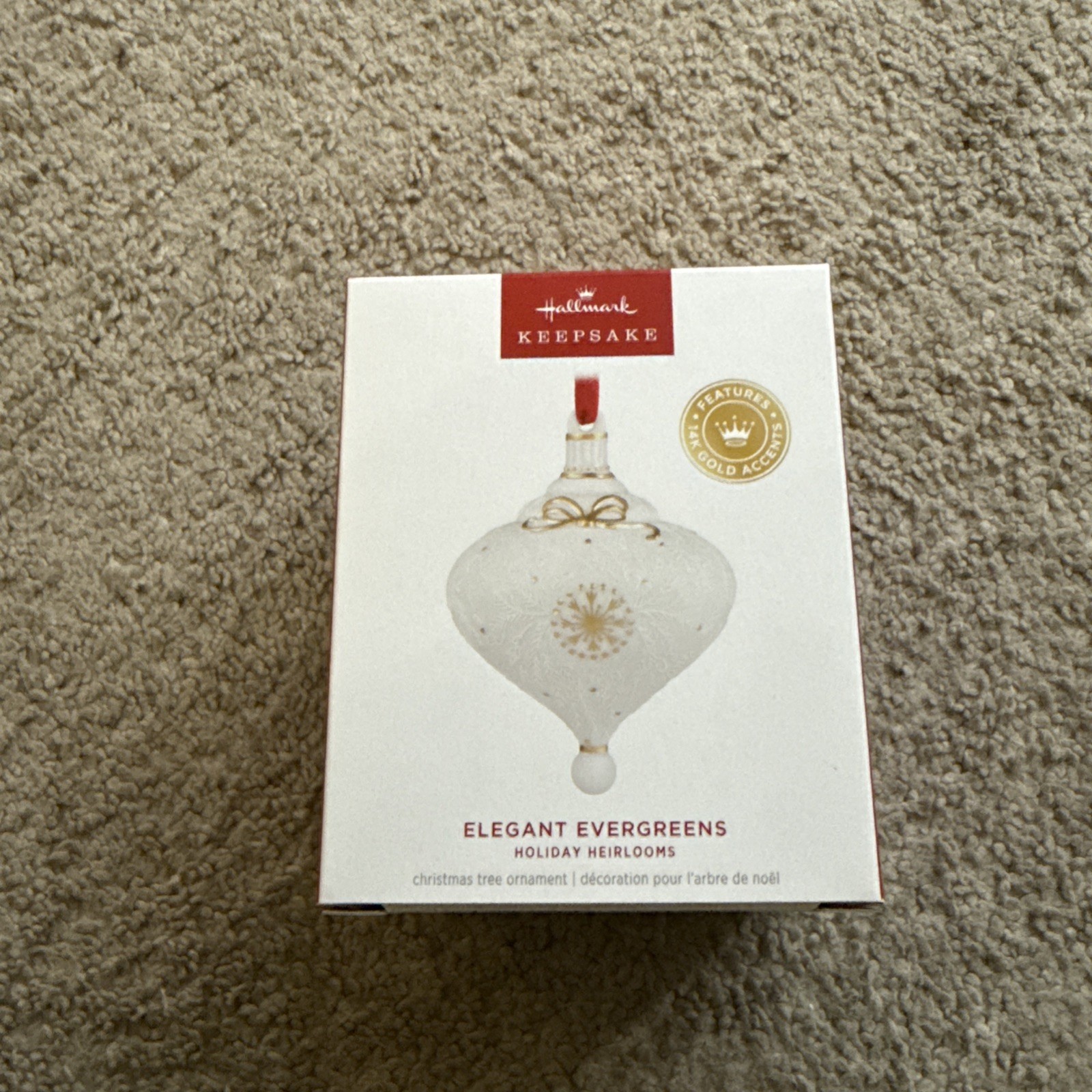 2025 Hallmark Ornament Elegant Evergreens Limited Edition 1st in Series NEW