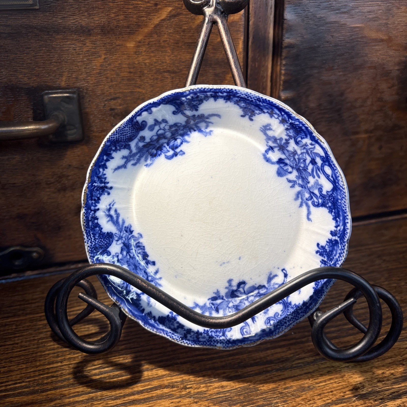 Antique Discontinued Furnival’s ”Versailles” Pattern Flo Blue Small Bowl Antique Discontinued Furnival’s ”Versailles” Pattern Flo Blue Small Bowl