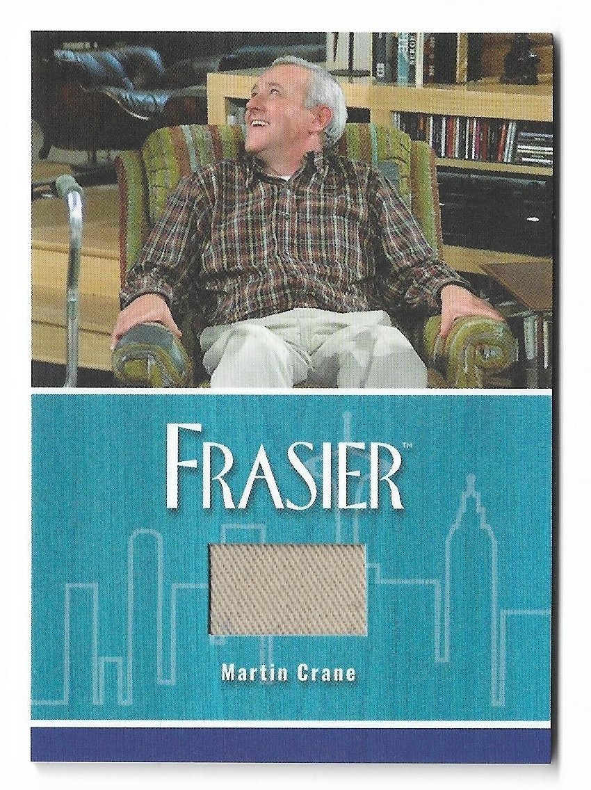 Frasier Premiere Edition Relic Card CR6 John Mahoney as Martin Crane Frasier Premiere Edition Relic Card CR6 John Mahoney as Martin Crane