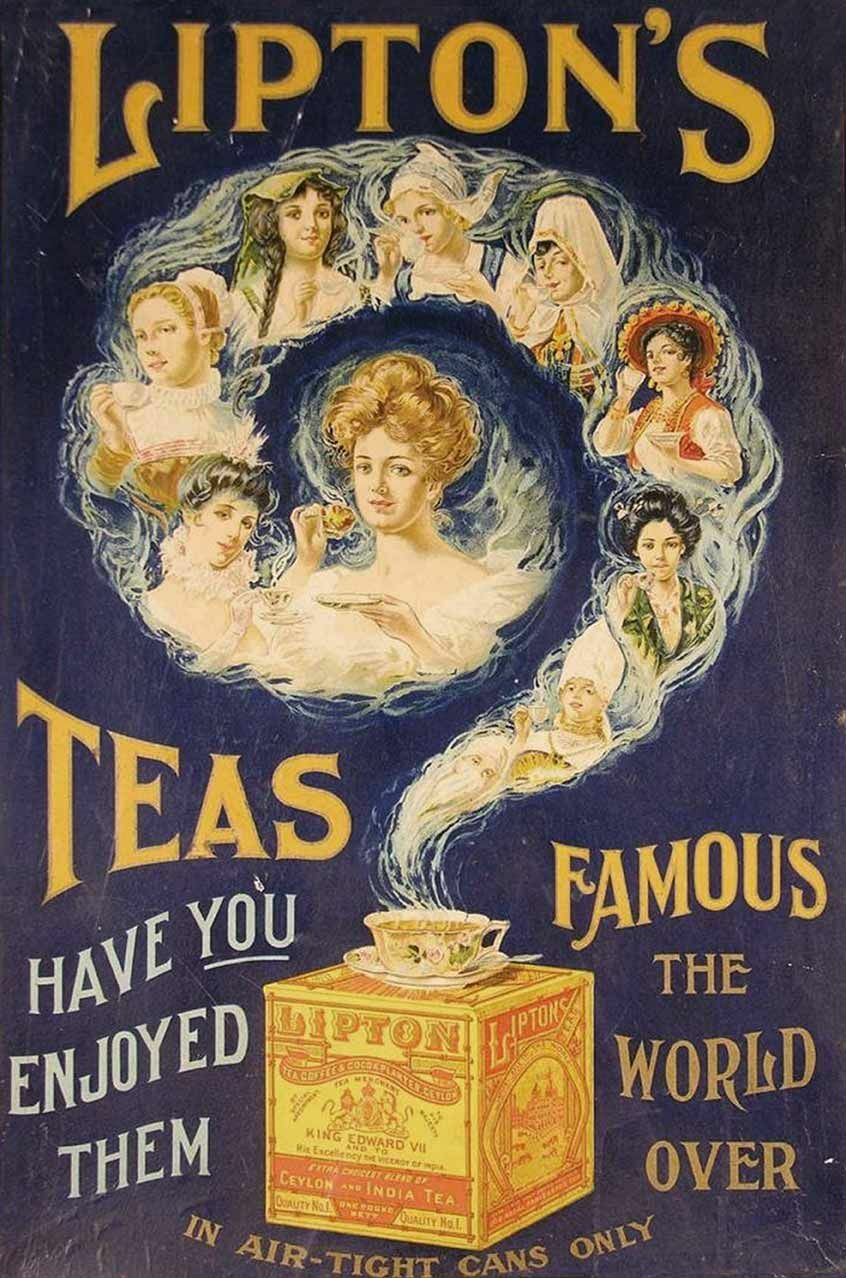 LIPTONS TEA FAMOUS THE WORLD OVER 18\ LIPTONS TEA FAMOUS THE WORLD OVER 18\