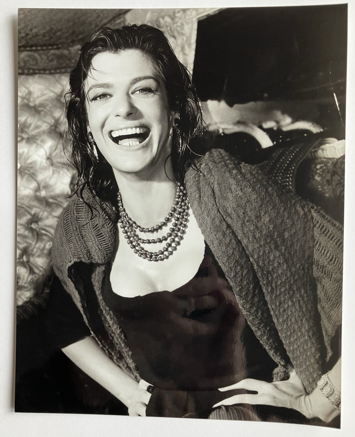 Melina Mercouri Never On Sunday 8x10 Black and White Photo