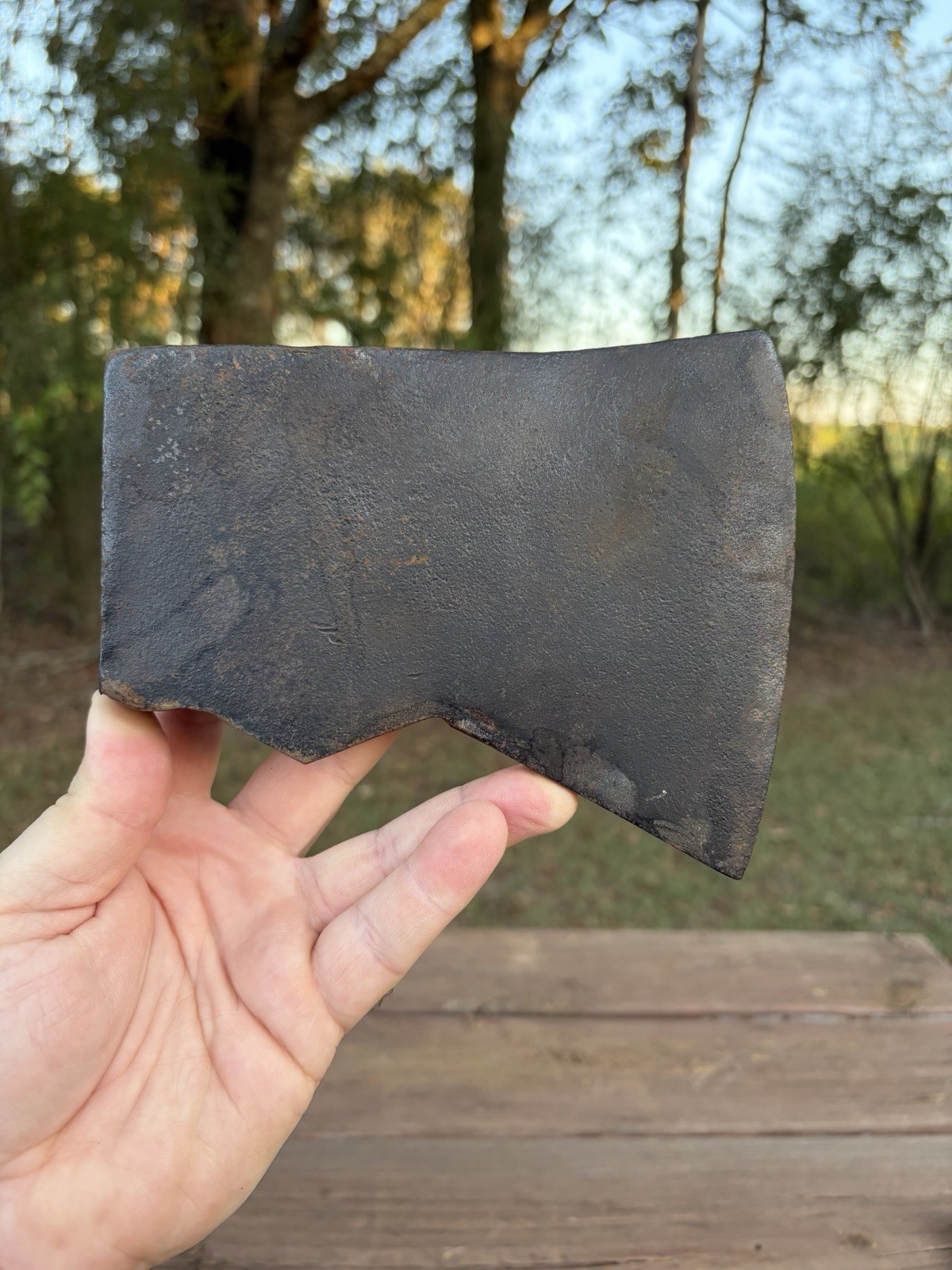 Vintage Unmarked Jesery Axe Head  3lb 9oz Camping Bushcraft Logging