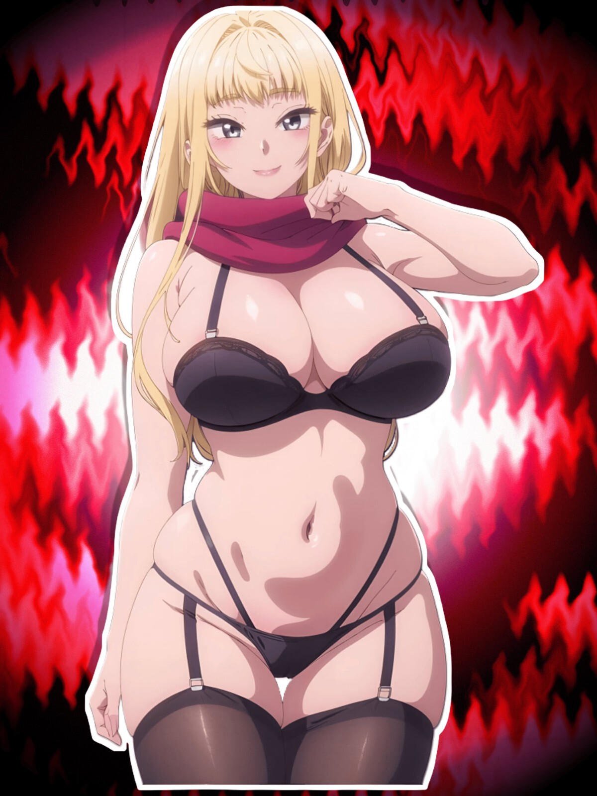 Adult Waifu Hokkaido Gals Are Super Adorable Minami Fuyuki Vinyl Sticker 6\