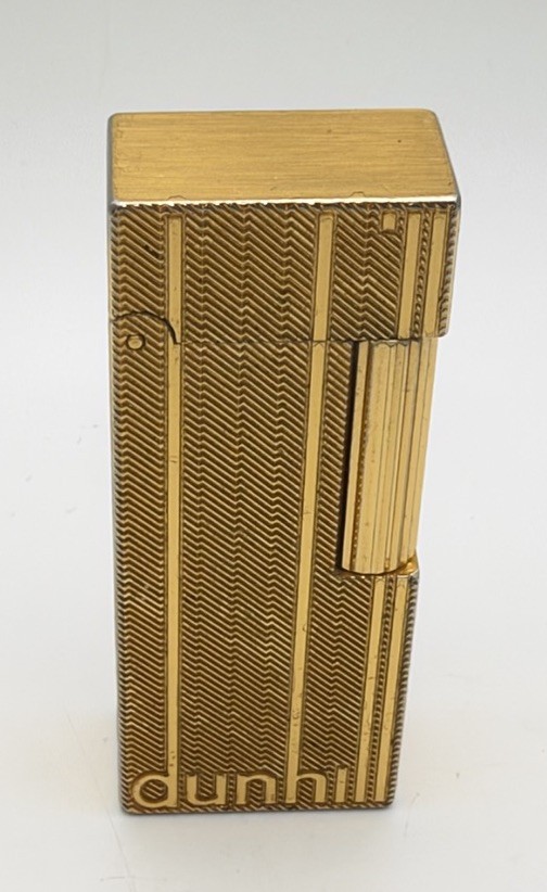 Vintage DUNHILL Swiss Gold Plated Lighter