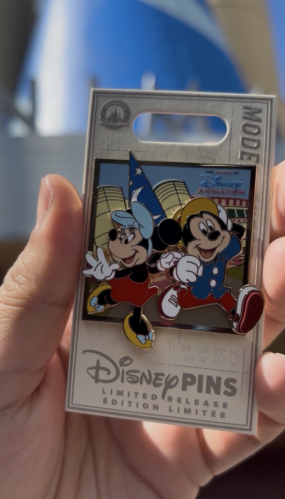 Disney Parks 2026 Magic Of Disney Animation Mickey And Minnie Mouse LR Pin New Disney Parks 2026 Magic Of Disney Animation Mickey And Minnie Mouse LR Pin New