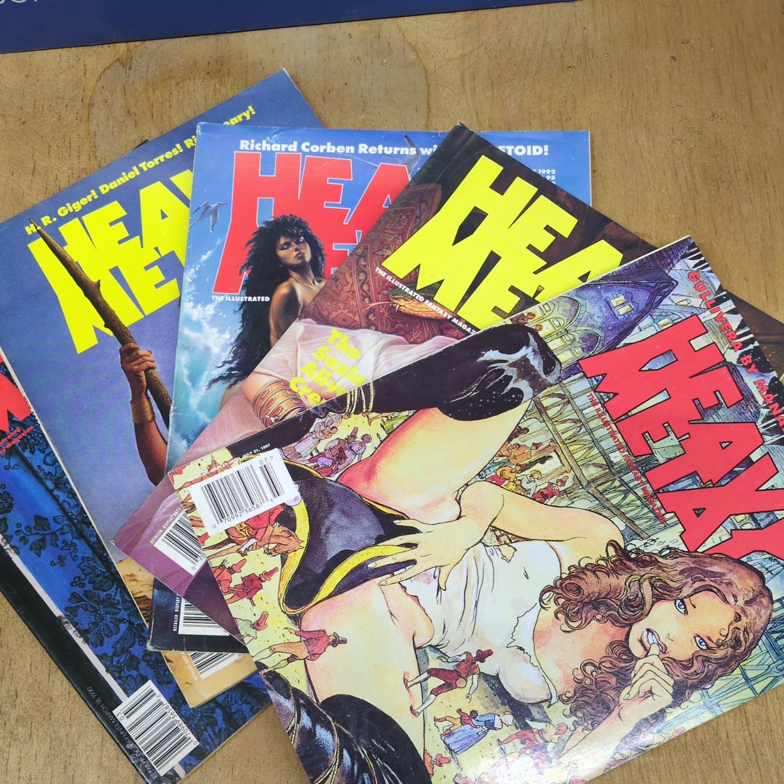 HEAVY Metal Comic Book Magazines Lot -  Comic Magazine Collection