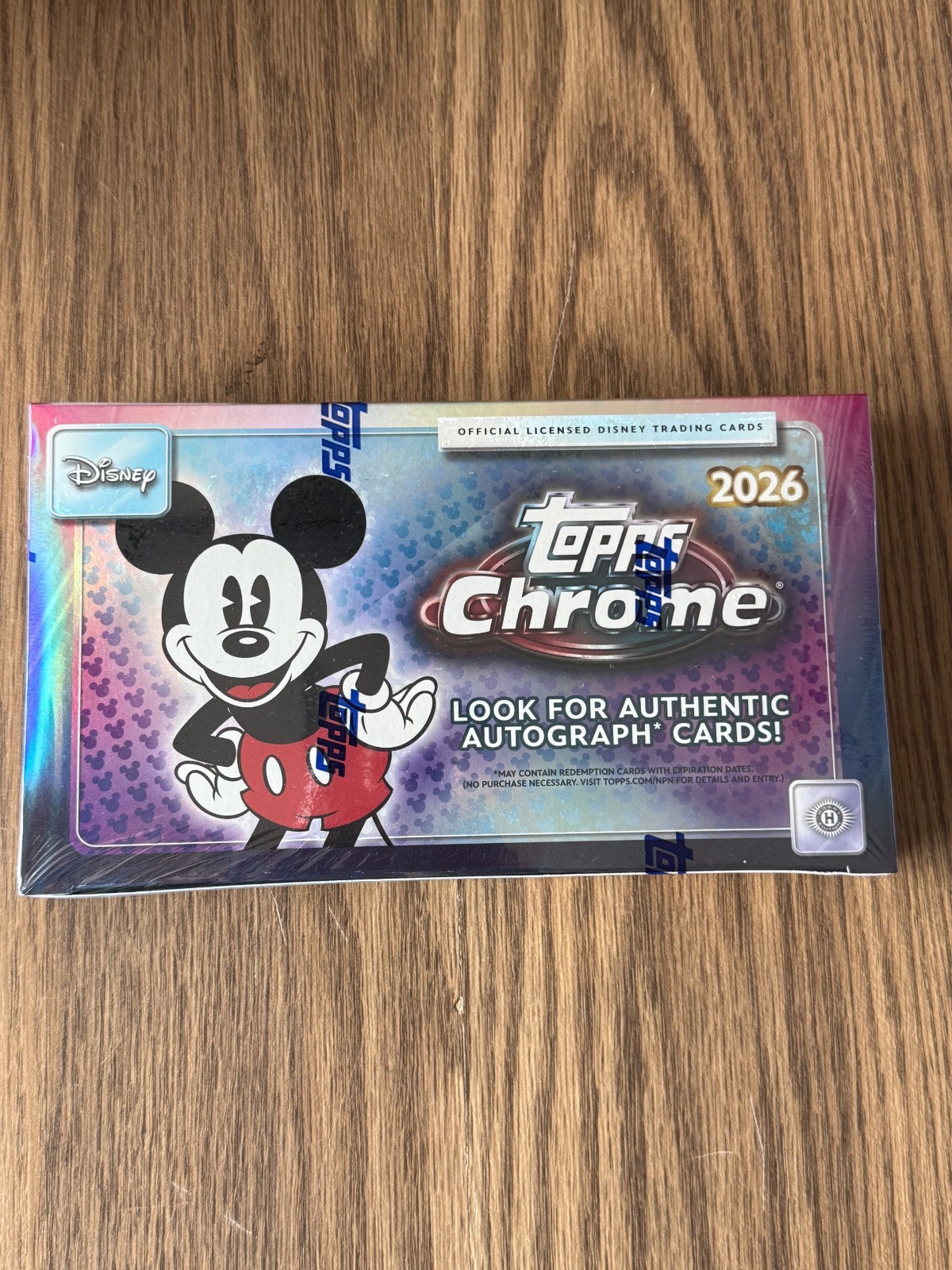 2026 TOPPS CHROME DISNEY HOBBY BOX (72 Cards) Brand New Factory Sealed