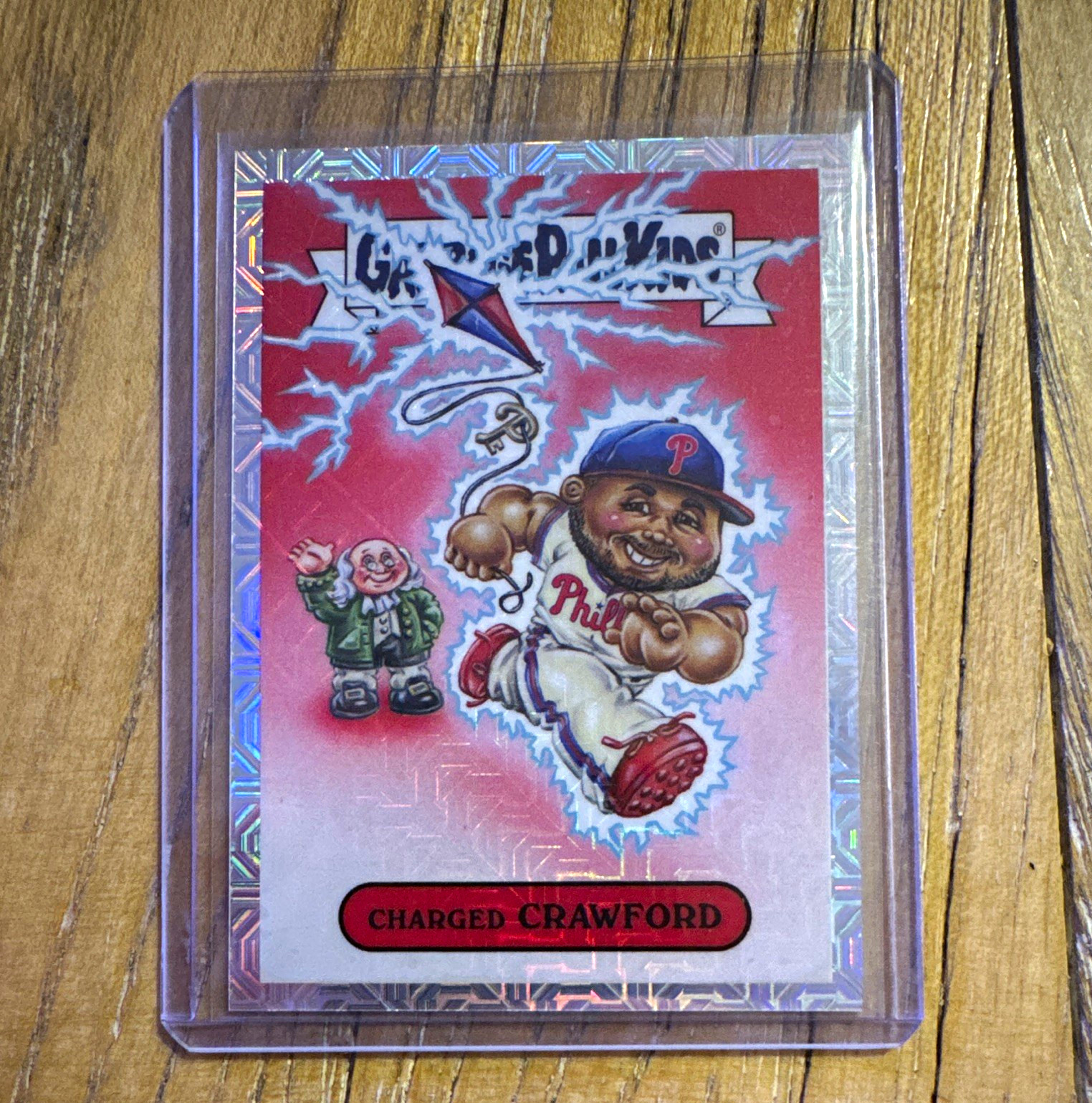 2024 Bowman Chrome GPK Charged Crawford Justin Crawford Mojo
