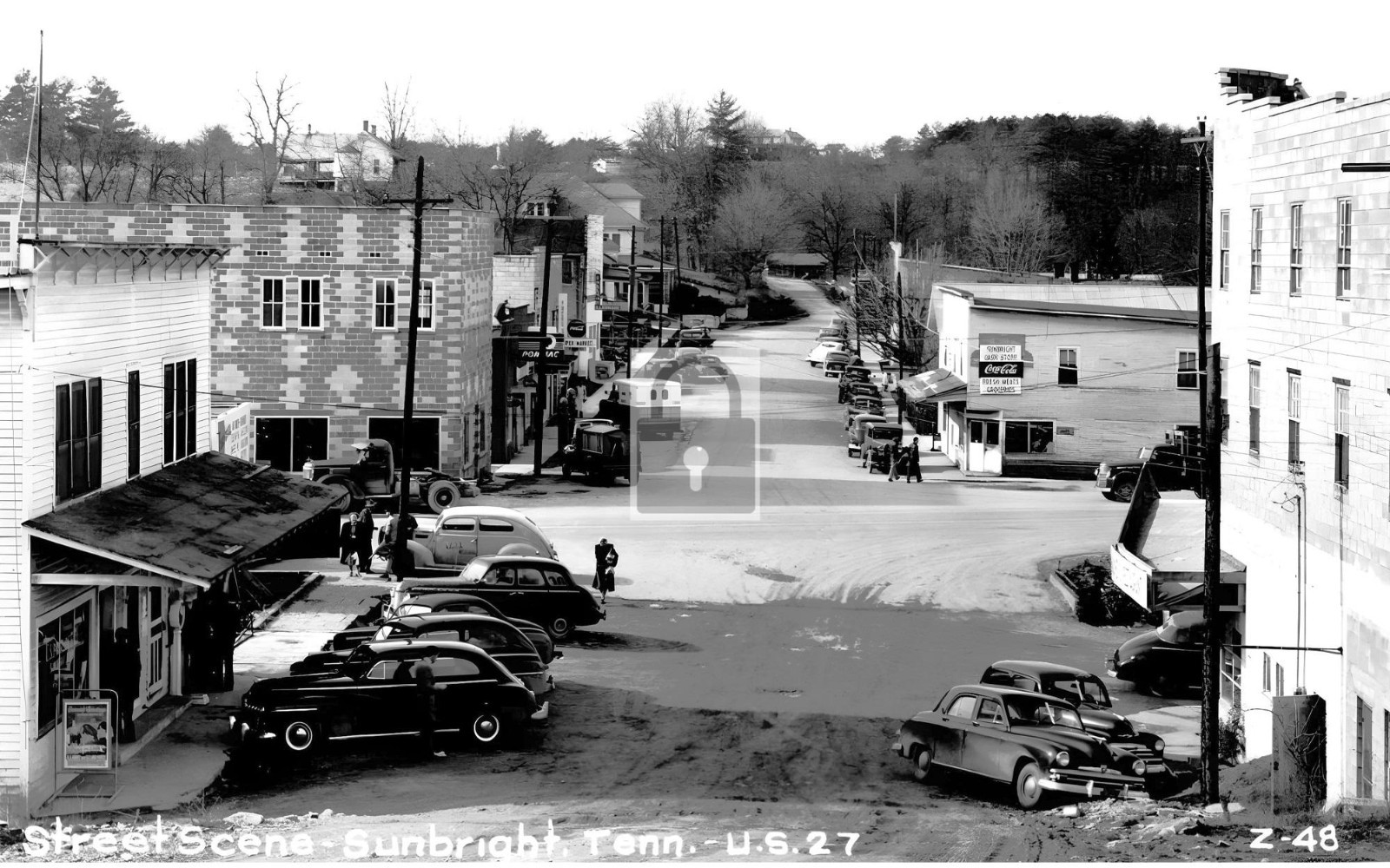 Street View Cars Sunbright Tennessee TN - Reprint