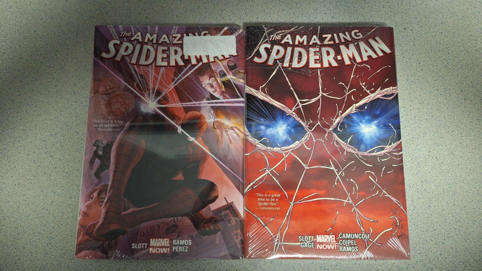 The Amazing Spider-Man Vol. 1 & 2 HC Set Complete Slott Ramos NEW Sealed Marvel