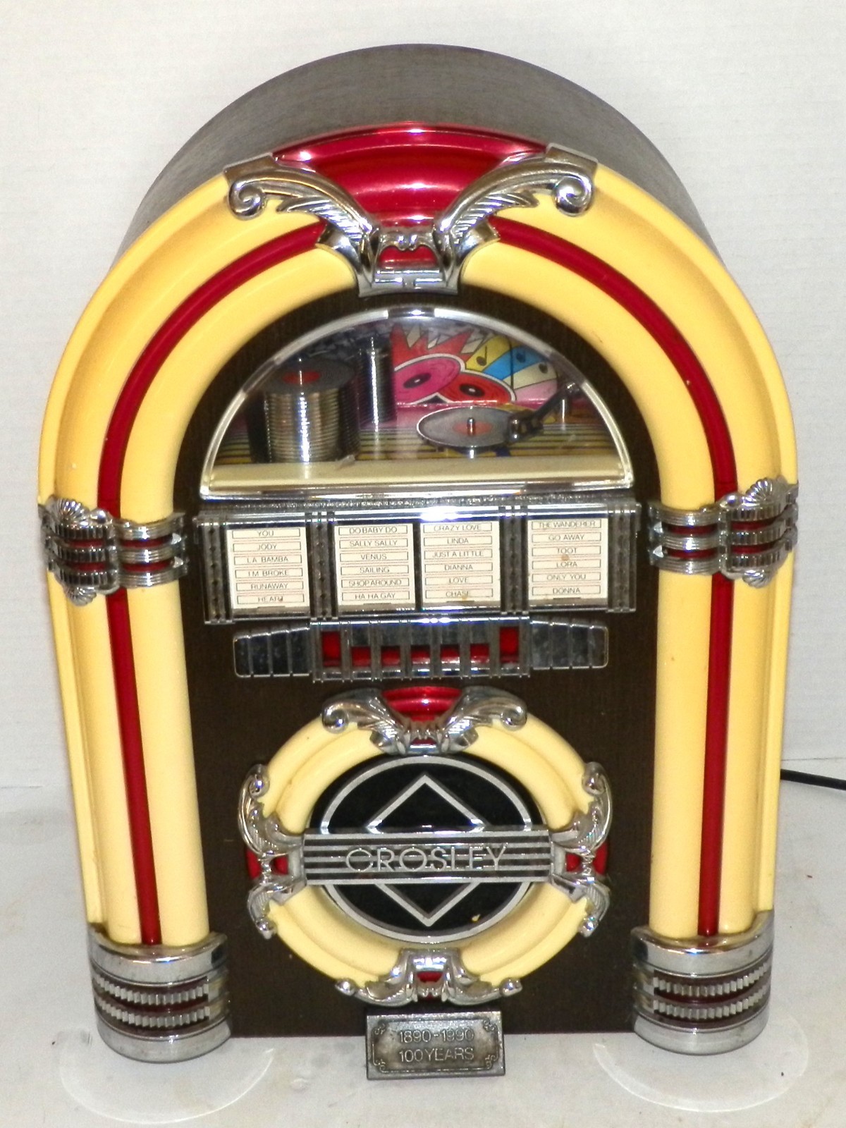 Vintage Crosley CR11-CT Tabletop Jukebox Radio CT Player *Collectors Edition*