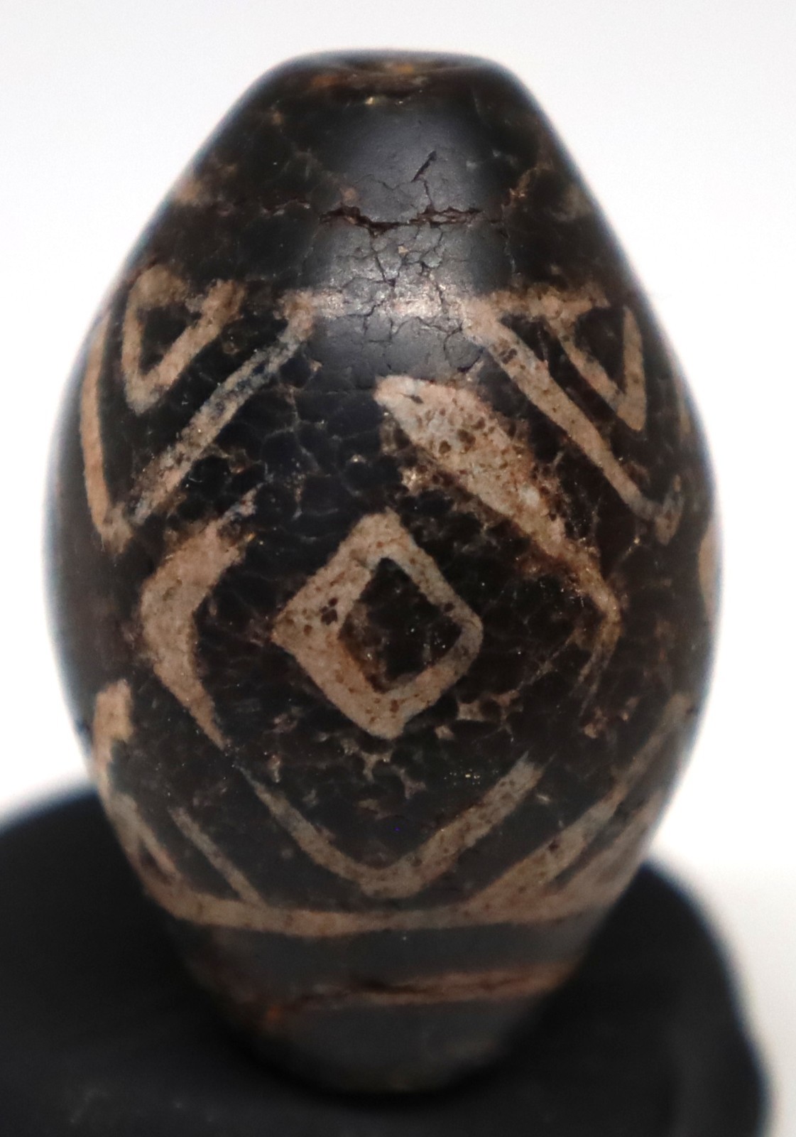 Himalaya Indo Tibetan Phum Dzi Eyes Tian Zhu Agate Spiritual Antique Amulet Bead