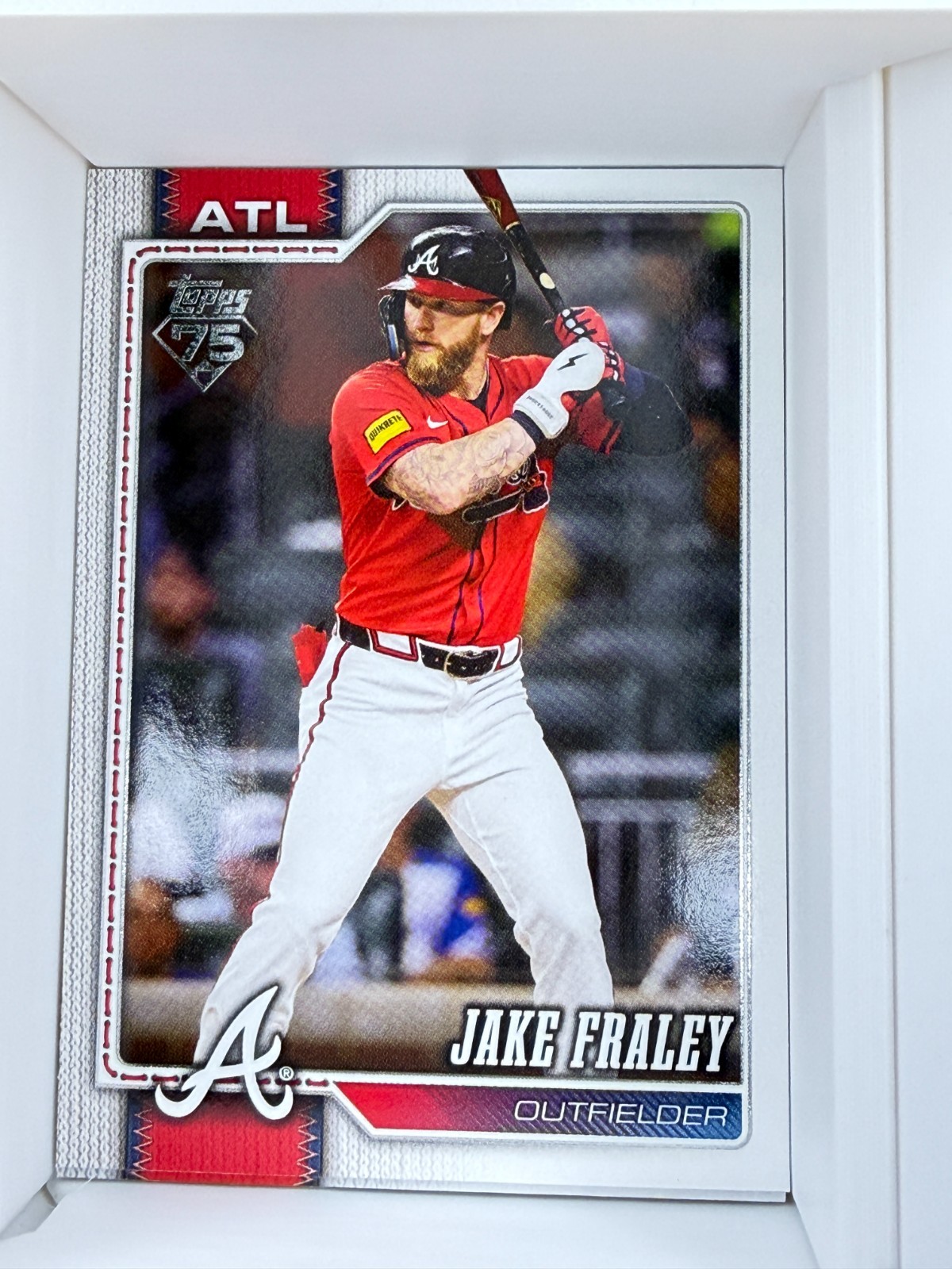 Jake Fraley #323 Atlanta Braves 2026 TOPPS Baseball Cards Series 1