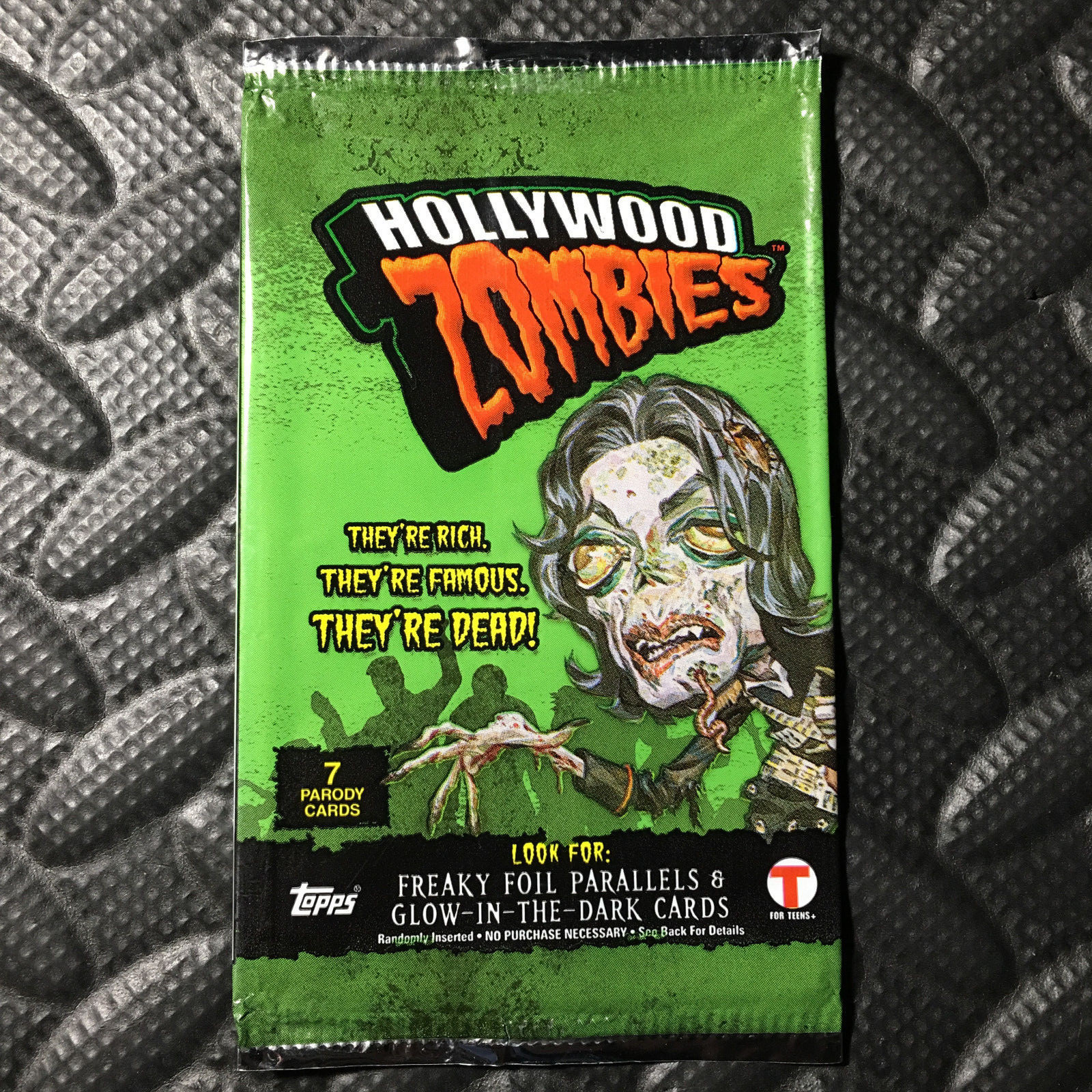 HOLLYWOOD ZOMBIES 2007 PICK-A-CARD BASE,FOIL,GLOW,BONUS,PROMO garbage pail kids