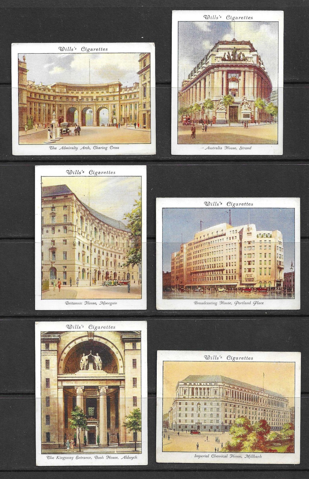 Wills 1931 MODERN ARCHITECTURE set cards