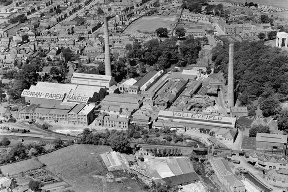 Alexander Cowan & Sons Valleyfield Paper Mill Scotland 1930s OLD PHOTO 2