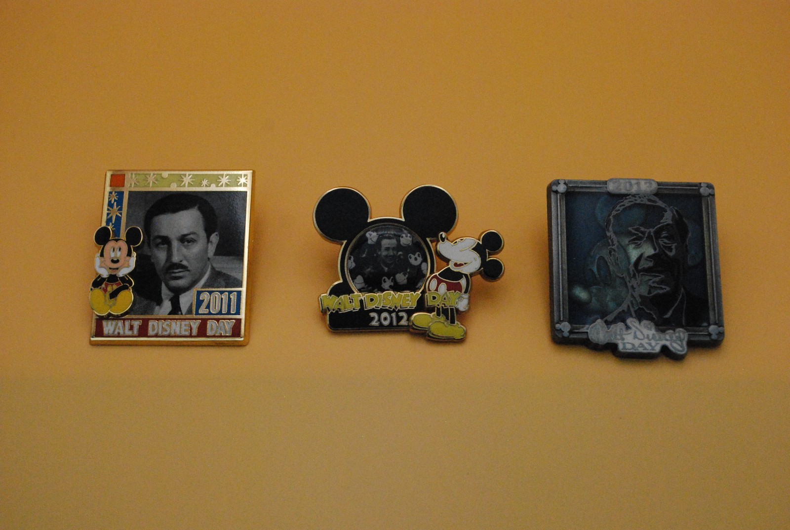 DLR Walt Disney Day Pins (2011-2013)