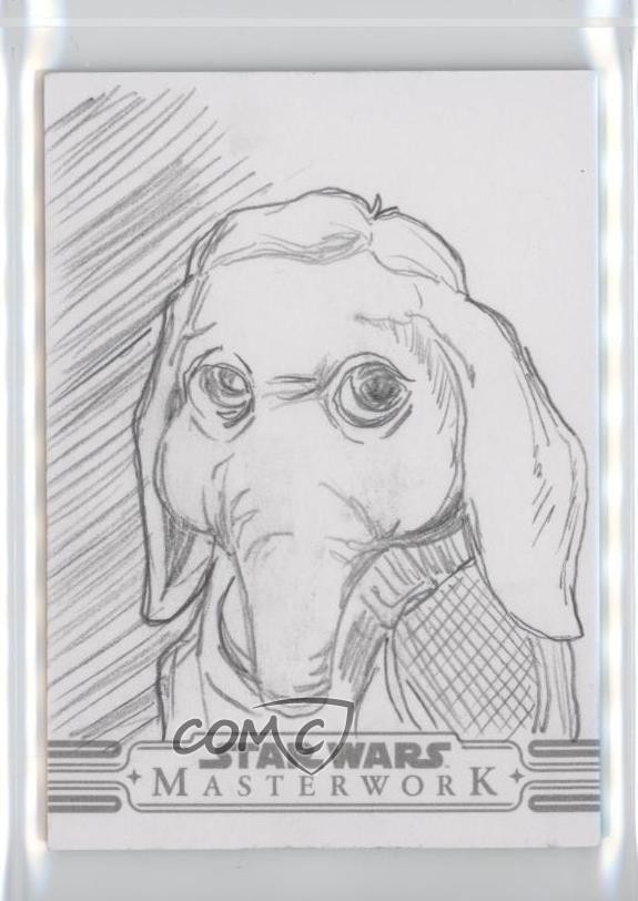 2025 Topps Star Wars Masterwork 1/1 Mike J Sealie Auto Sketch 1d2d