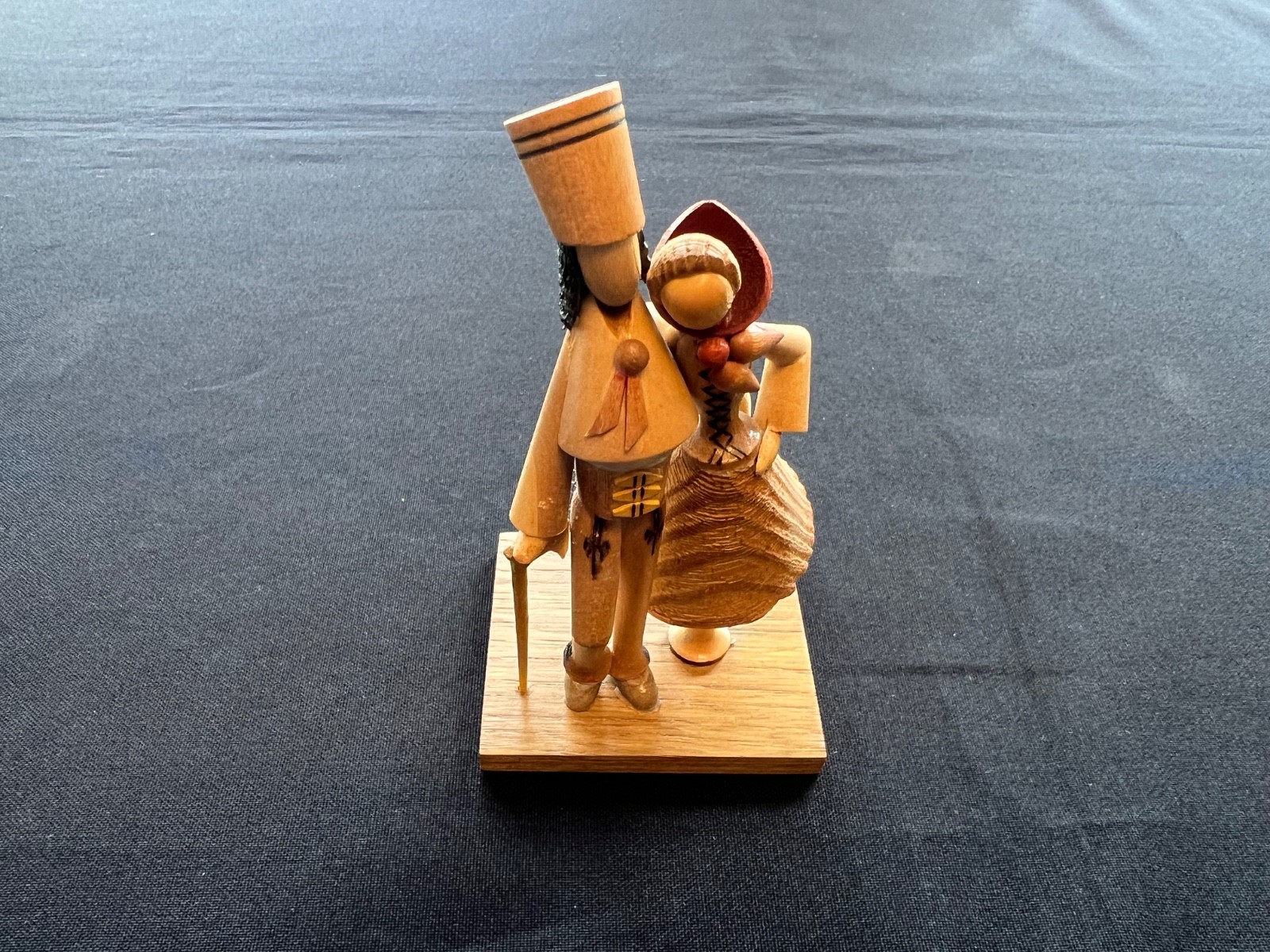 Vintage S. Sitarski & J. Fedorowicz Poland Polish Wood Figures Sculpture