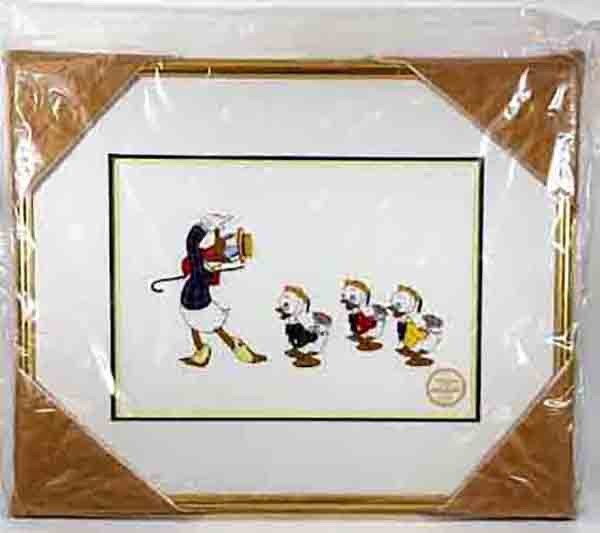 Disney\'s Framed Mr. Duck Steps Out Sericel, Limited Edition w/Certificate