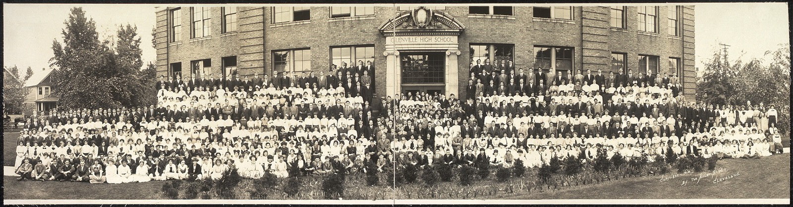 Photo:Glenville High School Student Group Portrait c1913