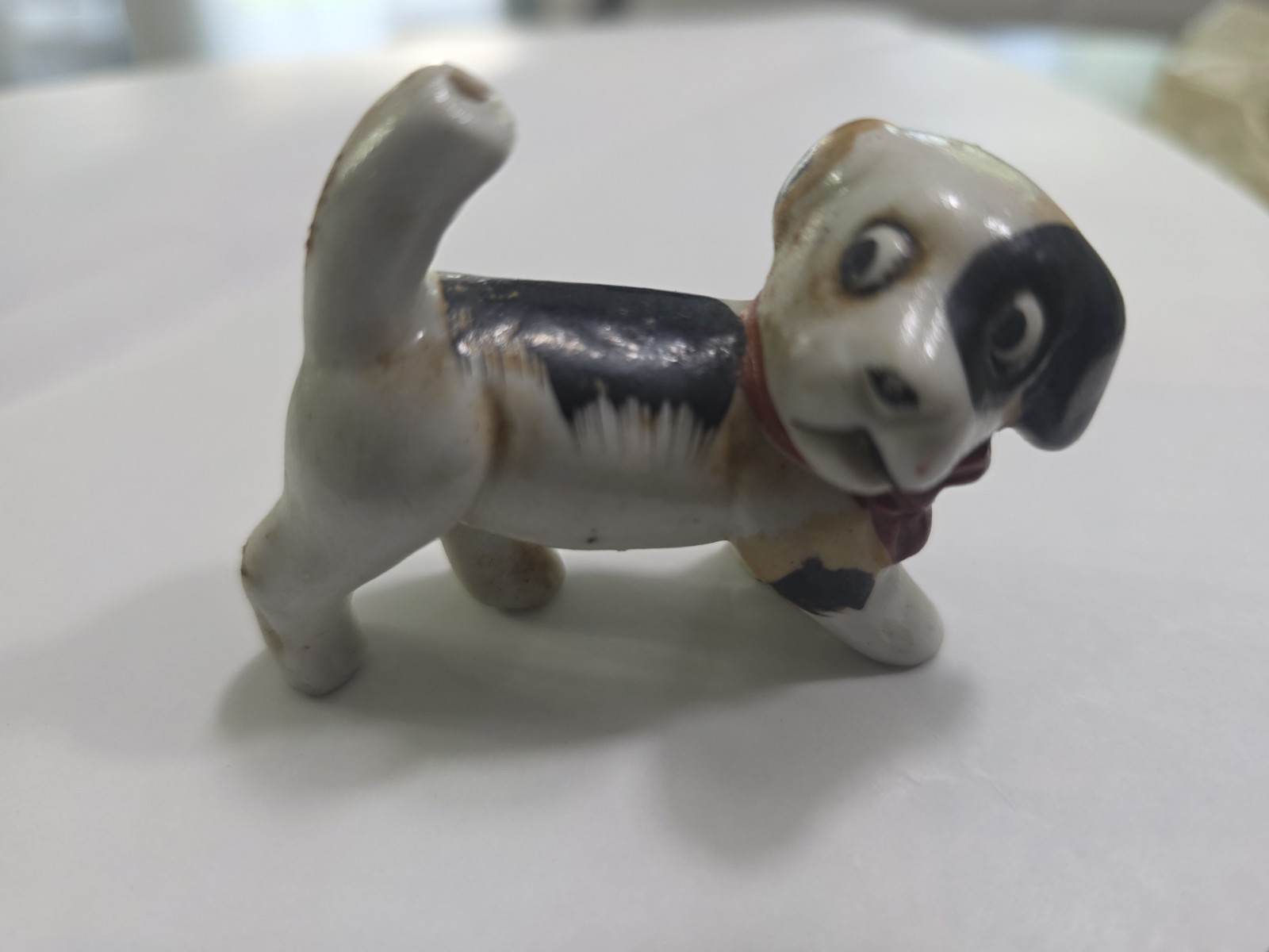 Vinatge Japanese Porcelain Hand Painted Puppy Dog Figurine He's Seen Things Vinatge Japanese Porcelain Hand Painted Puppy Dog Figurine He's Seen Things