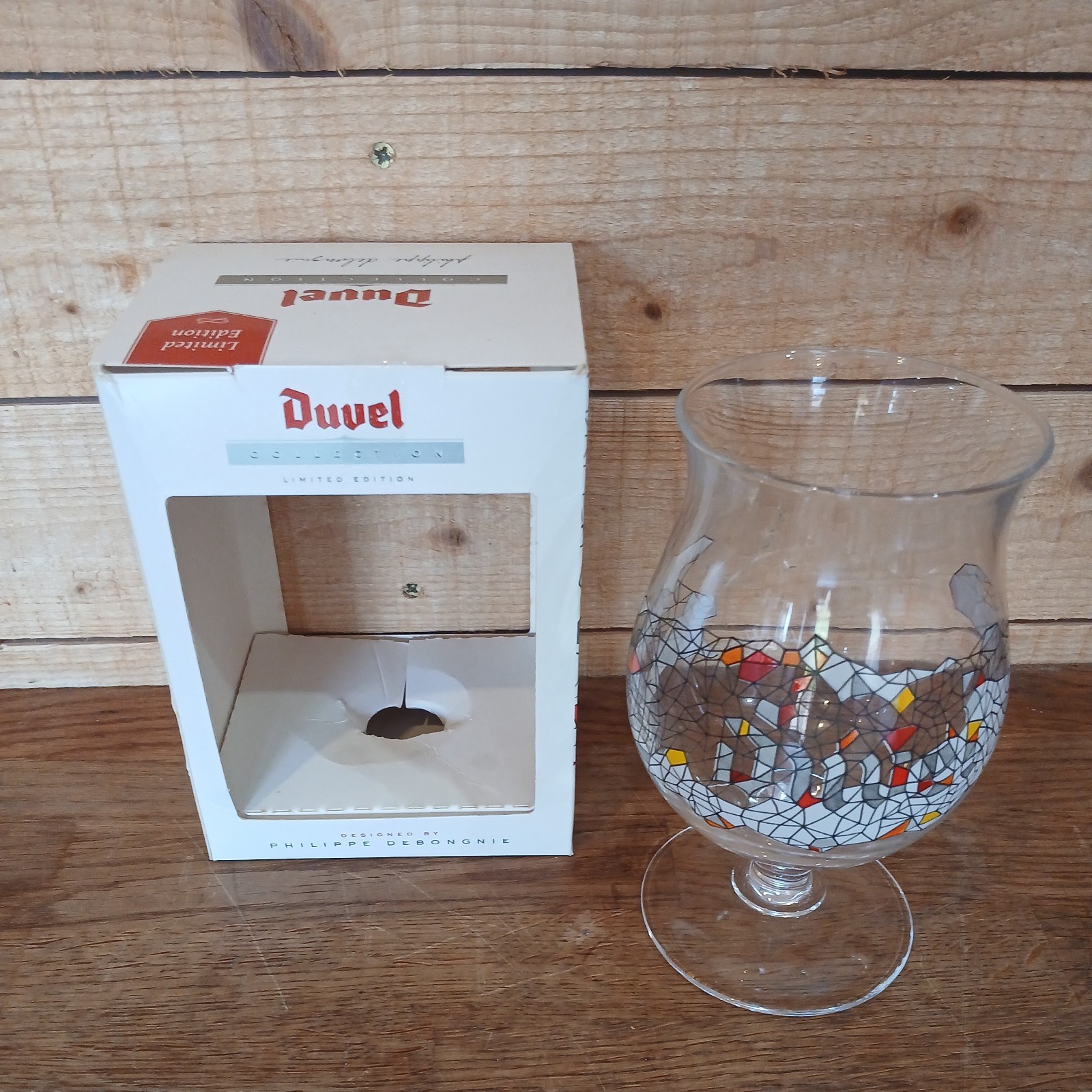 Duvel Glass Belgian Lager Beer 330ml - Limited Edition - Philippe Debongnie 