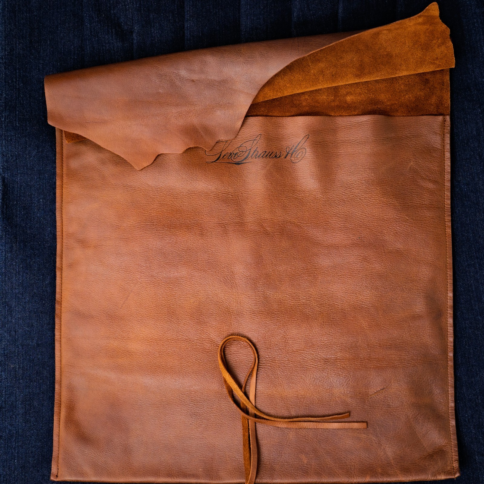 Vintage 1970s Levi Strauss & Co. Leather Pouch - Special Promotional Item - Rare