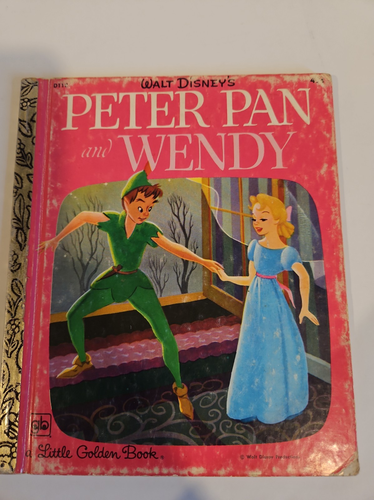 VINTAGE LITTLE GOLDEN BOOK D110, Walt Disney's Peter Pan And Wendy