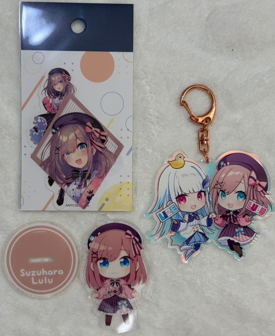 Ruru Suzuhara Nijisanji Petit acrylic stand, sticker, Rize Ruru acrylic key