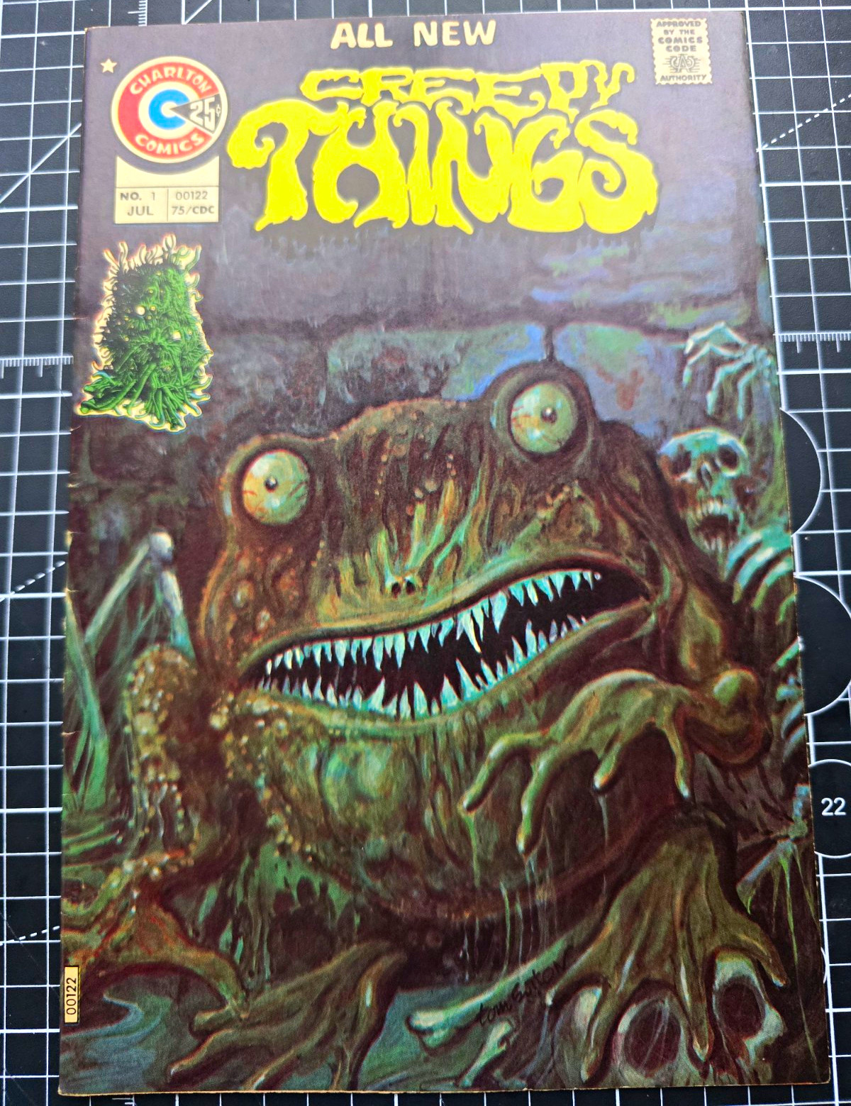 Creepy Things #1 Tom Sutton Painted Cover VF/VF+
