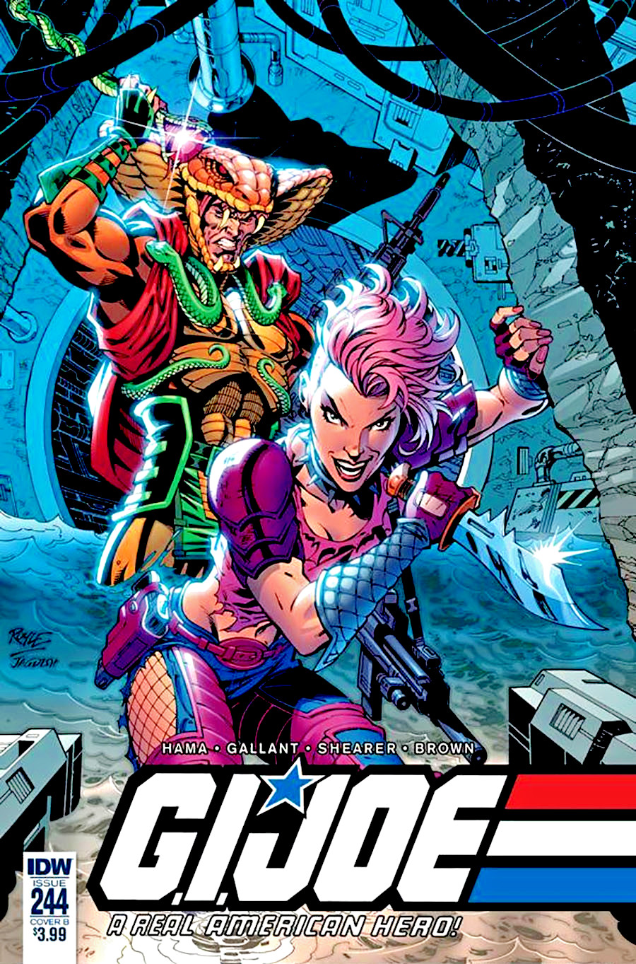 GI JOE A REAL AMERICAN HERO #244 COVER B JOHN ROYLE VARIANT NM
