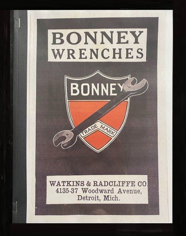 Catalog Fits 1925 Bonney Wrenches Tool No. 26