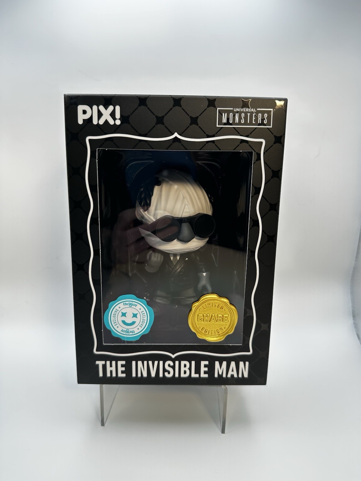 Thrilljoy Pix Universal Monsters: Invisible Man Error Box/seal