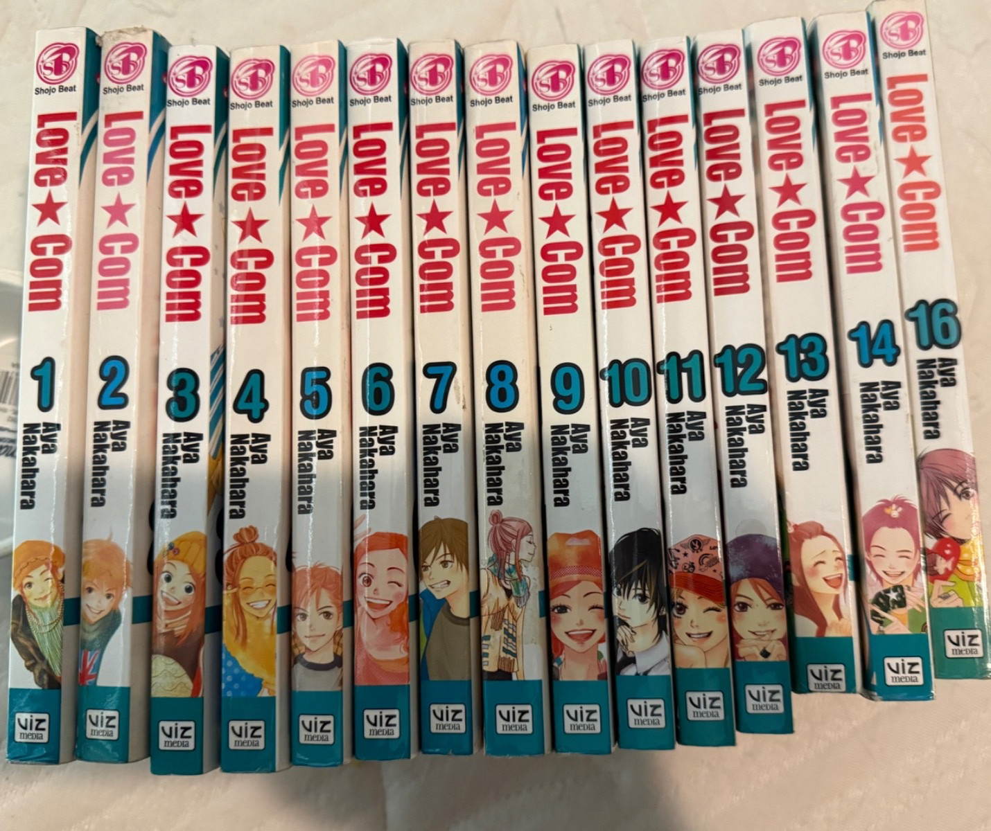 lovely complex manga set english only missing vol 15 & 17