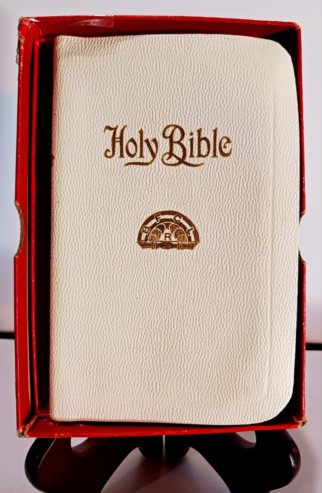 Vintage Holman Rainbow Bible 1929 Order Of The Rainbow For Girls Masonic w Box