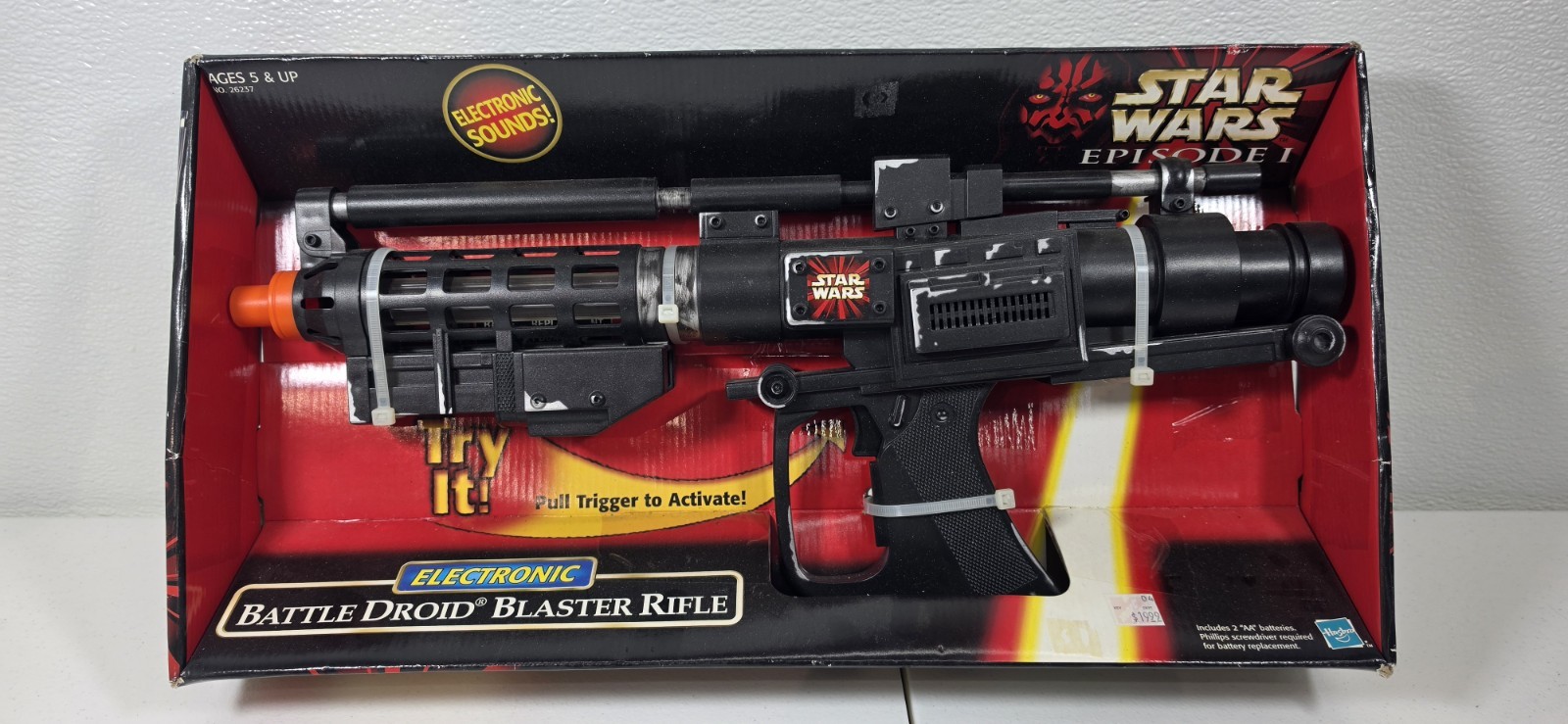 Vintage 1998 Hasbro Star Wars Episode 1 Battle Droid Blaster Rifle New RARE